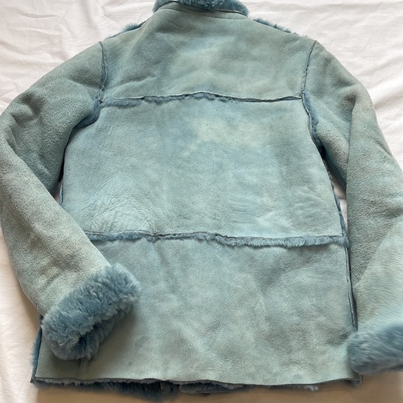 Authentic Shearling Winter Jacket Kids Size 6 - Picture 5 of 5